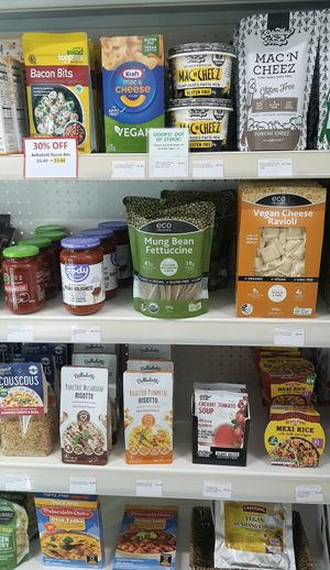 pasta products at Vegan Grocery Store in Sydney