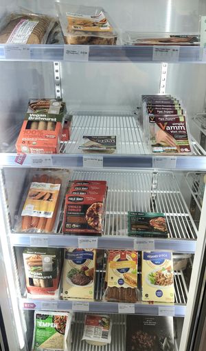 vegan meat alternatives at Vegan Grocery Store in Sydney
