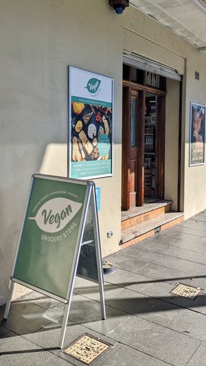 Entrance at Vegan Grocery Store in Sydney