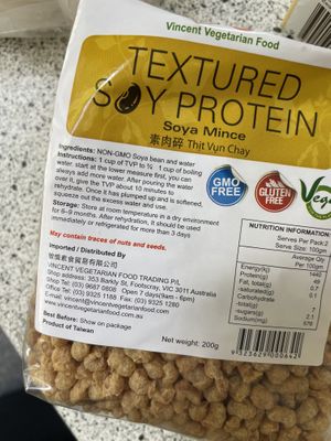 Perfect for protein   at Vegan Grocery Store in Sydney