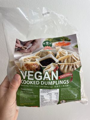Great dumplings   at Vegan Grocery Store in Sydney