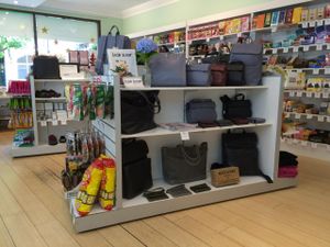 Canadian designer Matt N Nat handbags at Vegan Grocery Store in Sydney