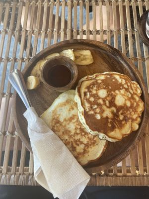 Banana Oatmeal Pancakes   at Bawud in Moalboal