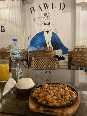 Tofu sisig (no egg)   at Bawud in Moalboal