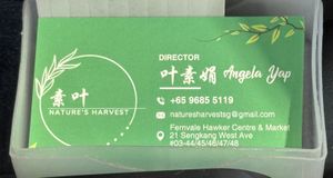   at Nature's Harvest -  素叶 in Northeast Singapore