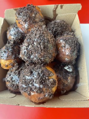 Oreo puffs  at Sweethearts Gelato in Preston