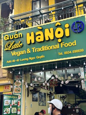 Restaurant exterior   at Little Hanoi in Hanoi