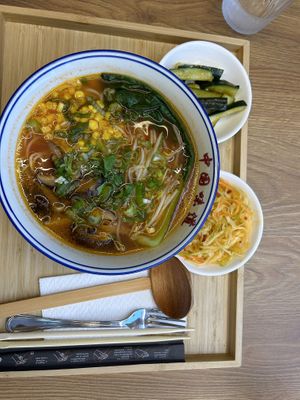 Vegan ramen made upon request (not on the menu)  at Tang Ramen in Padua