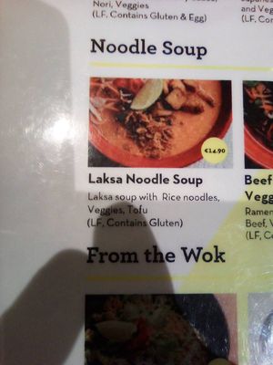 One of the 3 new vegan options at HEL - TGM Japanese Korean Cuisine - T2 in Vantaa