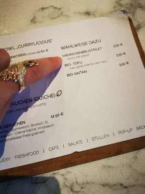 This place is not vegan or vegetarian at LUCKY in Moenchengladbach