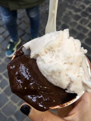 Chocolate y plátano  at Frigidarium in Rome