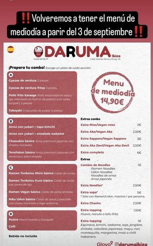   at DARUMA Ramen in Ibiza
