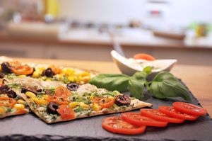 pizza at Vollwert-S in Giessen