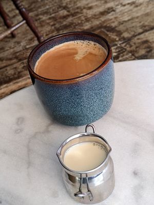 Americano with oat milk at Ben Ledi in Callander