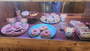 Vegan pastries at Peace on Earth Coffee in Riverton