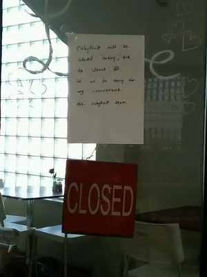 sick at Rubyfruit Bakery and Cafe in Leura