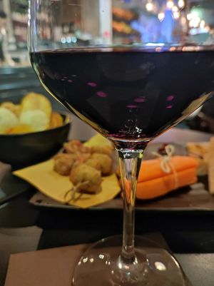 Panissa, cuculli, carote marmellate, patatine at Bar degli Aperitivi in Genoa