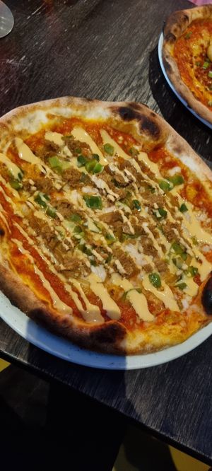 Philly cheese steak pizza at Nonna Said in Glasgow