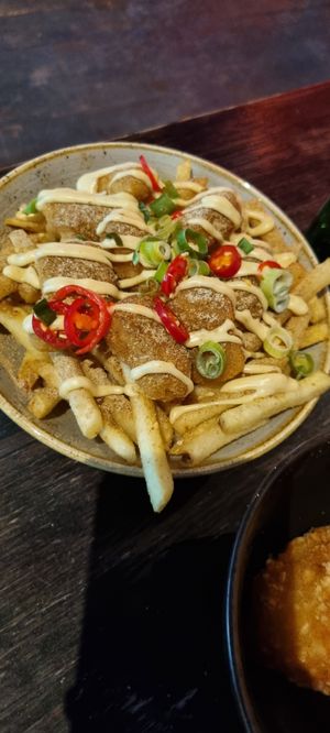 Salt n chilli chicken fries - these were great at Nonna Said in Glasgow