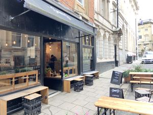   at Small Street Espresso in Bristol