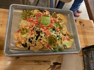 Loaded nachos   at Vegan Vibrationz in Plano