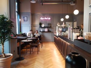 Interior at Joe & The Juice - Badenerstrasse in Zurich