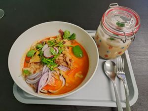 Khaau Soi and Bubble Tea at Peace Kitchen - Kallio in Helsinki