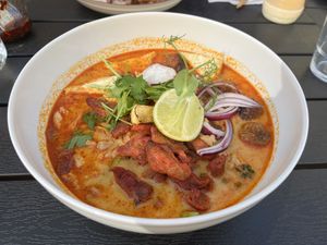KHAAU SOI, HUGE and sooooo good!!✨💖🥲🤤🙏✨  at Peace Kitchen - Kallio in Helsinki