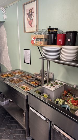 Buffet  at Peace Kitchen - Kallio in Helsinki