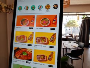 Order station at Bombay Botanicals in Zurich