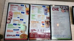 Full menu at Bambu Dessert & Drinks in Minneapolis