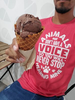 🌱Mint chocolate cookie. Omg so goood!!🤤😍 at Via Lactea Scoop Shop in San Juan