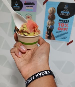 MatchaFresa 🍓🤩😋 at Via Lactea Scoop Shop in San Juan