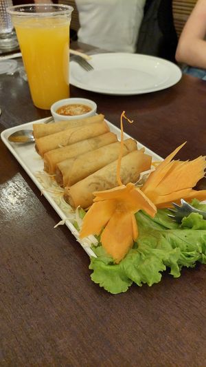 Rolinho primavera de cogumelos at THAI E-SAN RESTAURANTE TAILANDÊS in Sao Paulo