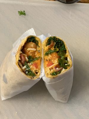 Vegan Buffalo Wrap  at Mary's Vegan Soul Food Kitchen in Kinston