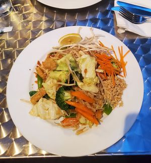 Vegetable Pad Thai at Bua Thai Cuisine in Washington