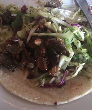 Hazelnut mushroom tacos at The Conquistador Lounge in Portland