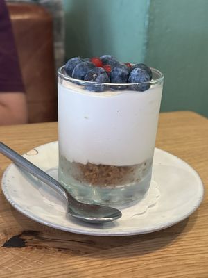 Vegan Cheesecakee  at Velo Cafe & Bar in Interlaken