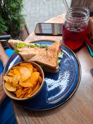 French toast at Velo Cafe & Bar in Interlaken