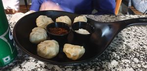 Assorted momos at Cafe Junoon in Raipur