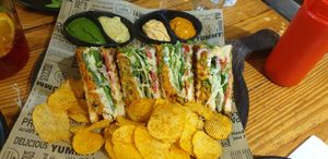 All American Cheese Sandwich at Cafe Junoon in Raipur