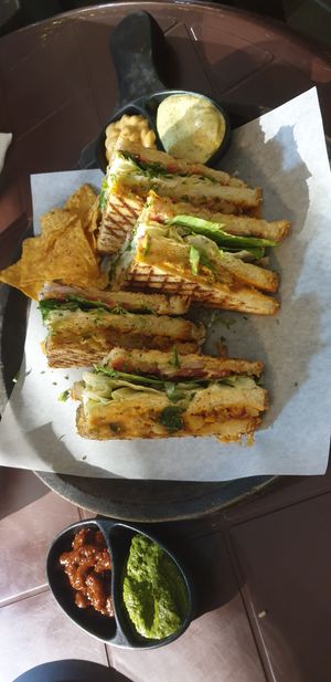 All American Cheese Sandwich at Cafe Junoon in Raipur