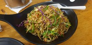 Hakka Noodles at Cafe Junoon in Raipur
