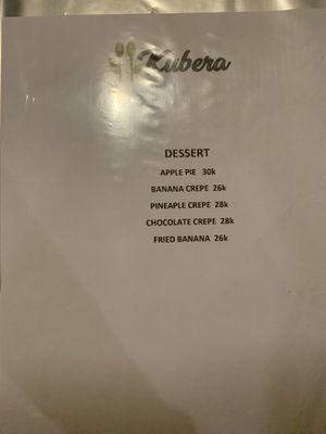 Desserts  at Kubera Kitchen in Ubud