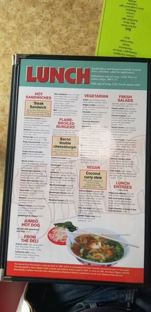  at Santa Cruz Diner in Santa Cruz