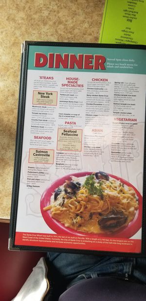  at Santa Cruz Diner in Santa Cruz