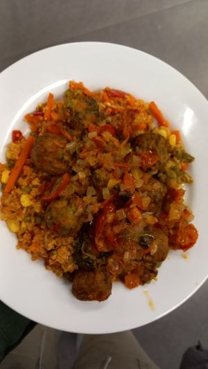 grönsaksbollar mit quinoa 3,95€(!!) at IKEA in Kaarst