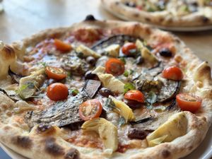 Vegetable pizza   at Postkontoret in Oslo