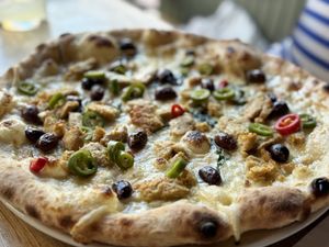 Chicken pizza   at Postkontoret in Oslo