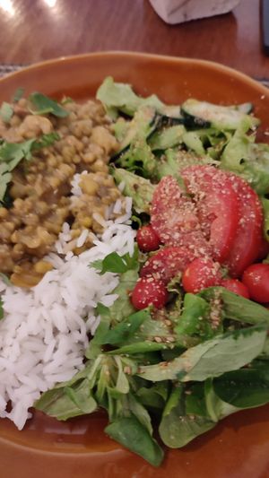 Feijão (meal of the day) at Gira Sol in Tomar